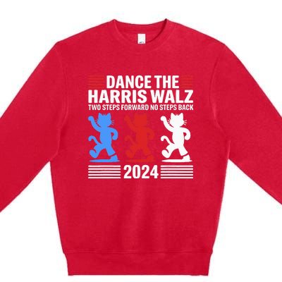 Kamala Harris Walz 2024 Waltz Dance Premium Crewneck Sweatshirt