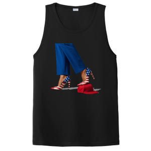 Kamala Harris With High Heels Stepping On Red Hat PosiCharge Competitor Tank