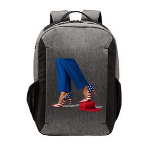 Kamala Harris With High Heels Stepping On Red Hat Vector Backpack