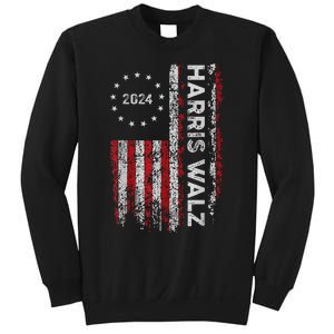 Kamala Harris Walz 2024 Harris Waltz Vp President 47th Flag Sweatshirt