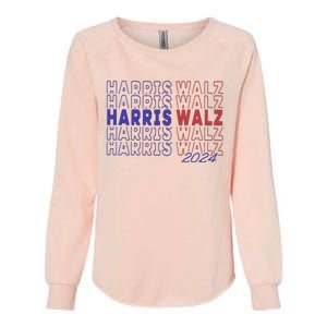 Kamala Harris Walz 2024 Womens California Wash Sweatshirt