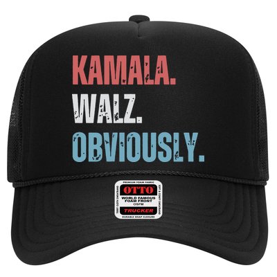 Kamala Harris Walz Obviously Trucker Hat