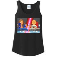 Kamala Haris X Donald Trump Mii Boxing Presidential Election Ladies Essential Tank