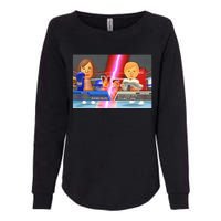 Kamala Haris X Donald Trump Mii Boxing Presidential Election Womens California Wash Sweatshirt