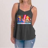 Kamala Haris X Donald Trump Mii Boxing Presidential Election Women's Strappy Tank