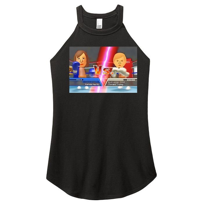 Kamala Haris X Donald Trump Mii Boxing Presidential Election Women's Perfect Tri Rocker Tank