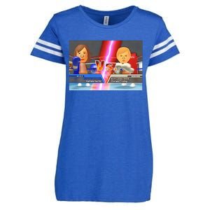 Kamala Haris X Donald Trump Mii Boxing Presidential Election Enza Ladies Jersey Football T-Shirt