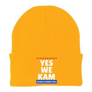 Kamala Harris Yes We Kam! For Us President 2024 Knit Cap Winter Beanie