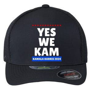 Kamala Harris Yes We Kam! For Us President 2024 Flexfit Unipanel Trucker Cap