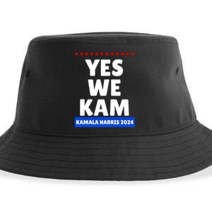 Kamala Harris Yes We Kam! For Us President 2024 Sustainable Bucket Hat