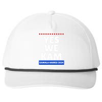 Kamala Harris Yes We Kam! For Us President 2024 Snapback Five-Panel Rope Hat