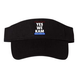 Kamala Harris Yes We Kam! For Us President 2024 Valucap Bio-Washed Visor