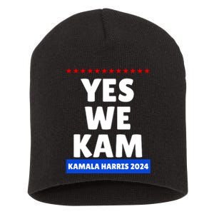 Kamala Harris Yes We Kam! For Us President 2024 Short Acrylic Beanie