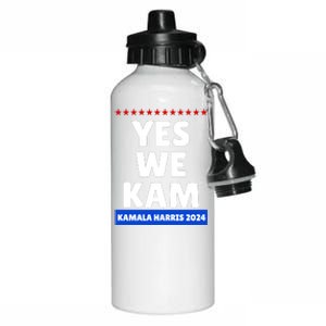 Kamala Harris Yes We Kam! For Us President 2024 Aluminum Water Bottle