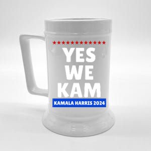 Kamala Harris Yes We Kam! For Us President 2024 Beer Stein