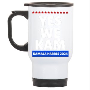 Kamala Harris Yes We Kam! For Us President 2024 Stainless Steel Travel Mug