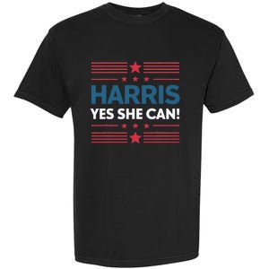 Kamala Harris Yes She Can Garment-Dyed Heavyweight T-Shirt