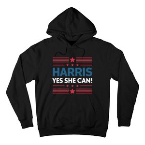 Kamala Harris Yes She Can Hoodie