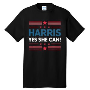 Kamala Harris Yes She Can Tall T-Shirt