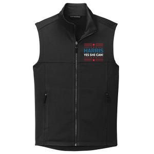 Kamala Harris Yes She Can Collective Smooth Fleece Vest