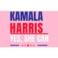 Kamala Harris Yes She Can Bold Political Statement Premium Bumper Sticker