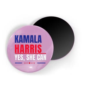 Kamala Harris Yes She Can Bold Political Statement Premium Magnet