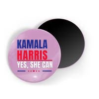 Kamala Harris Yes She Can Bold Political Statement Premium Magnet