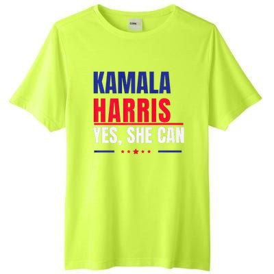 Kamala Harris Yes She Can Bold Political Statement Premium Tall Fusion ChromaSoft Performance T-Shirt