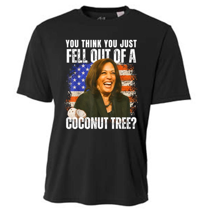 Kamala Harris You Think You Just Fell Out Of A Coconut Tree Cooling Performance Crew T-Shirt