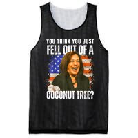 Kamala Harris You Think You Just Fell Out Of A Coconut Tree Mesh Reversible Basketball Jersey Tank