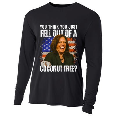 Kamala Harris You Think You Just Fell Out Of A Coconut Tree Cooling Performance Long Sleeve Crew