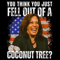 Kamala Harris You Think You Just Fell Out Of A Coconut Tree Zip Tote Bag