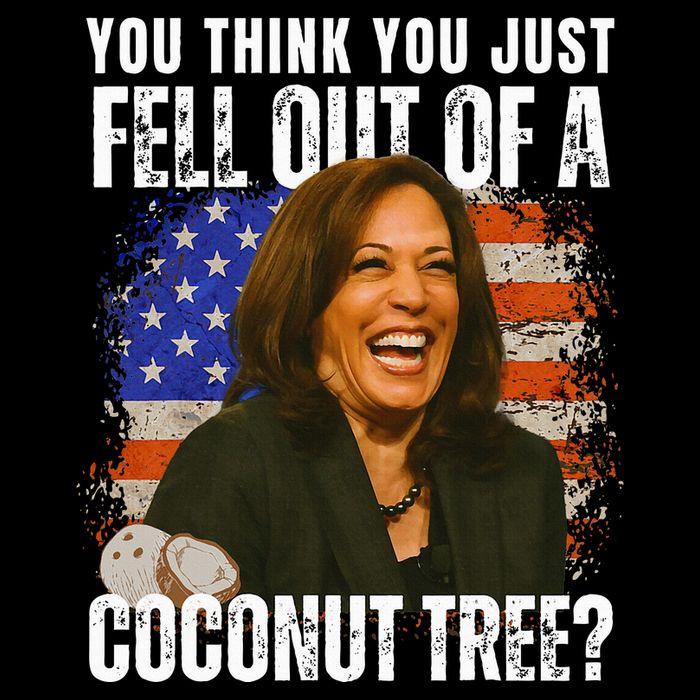 Kamala Harris You Think You Just Fell Out Of A Coconut Tree Zip Tote Bag