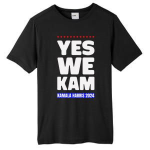 Kamala Harris Yes We Kam! For Us President 2024 Tall Fusion ChromaSoft Performance T-Shirt