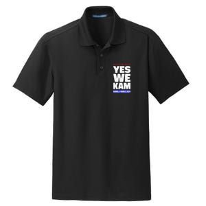 Kamala Harris Yes We Kam! For Us President 2024 Dry Zone Grid Polo