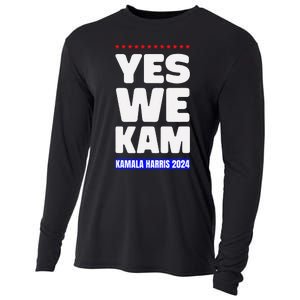 Kamala Harris Yes We Kam! For Us President 2024 Cooling Performance Long Sleeve Crew