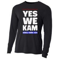 Kamala Harris Yes We Kam! For Us President 2024 Cooling Performance Long Sleeve Crew