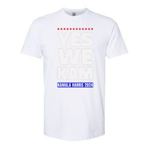 Kamala Harris Yes We Kam! For Us President 2024 Softstyle CVC T-Shirt