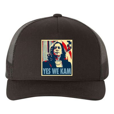 Kamala Harris Yes We Kam Yupoong Adult 5-Panel Trucker Hat