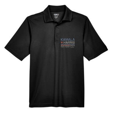 Kamala Harris Yes She Can Kamala Harris 2024 President Men's Origin Performance Pique Polo