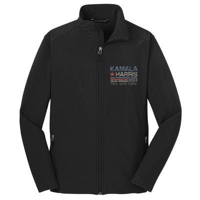 Kamala Harris Yes She Can Kamala Harris 2024 President Core Soft Shell Jacket