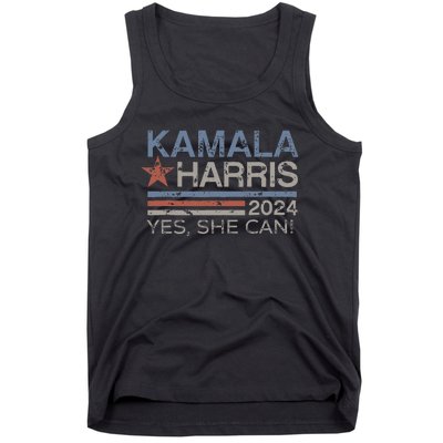 Kamala Harris Yes She Can Kamala Harris 2024 President Tank Top