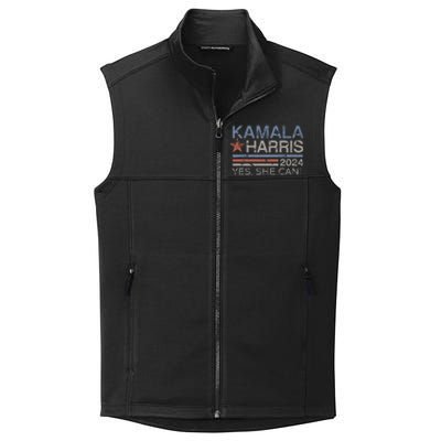 Kamala Harris Yes She Can Kamala Harris 2024 President Collective Smooth Fleece Vest