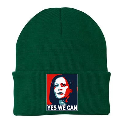 Kamala Harris Yes We Can Knit Cap Winter Beanie