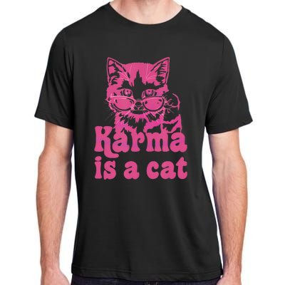 Karma Is A Cat Adult ChromaSoft Performance T-Shirt