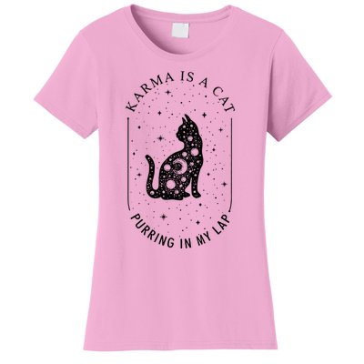 Karma Is A Cat Purring In My Lap Women's T-Shirt