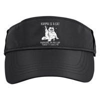 Karma is a Cat Purring in My Lap Cause It's Loves Me Adult Drive Performance Visor