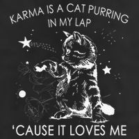 Karma Is A Cat Purring In My Lap Cause It Loves Me Cat Lover 25L Jumbo Tote