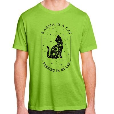 Karma Is A Cat Purring In My Lap Adult ChromaSoft Performance T-Shirt