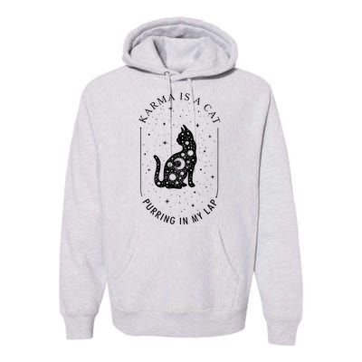 Karma Is A Cat Purring In My Lap Premium Hoodie